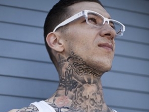 Crash wearing Sixty Eight White friezeframes