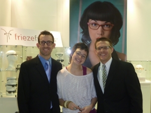 Marc, Roberta, Jason Vision Expo East friezeframes